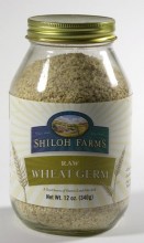 Raw Wheat Germ in Glass Jar 12 oz
