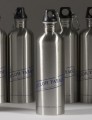 Silver Water Bottle Holds 27 ounces